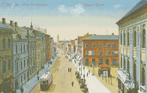 Tramvaj na ulici Krakowskiej.